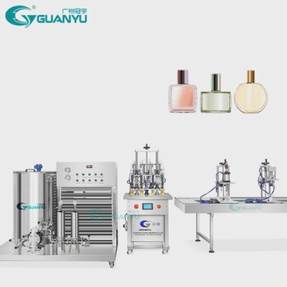 灌装线机 冠宇热销十头旋转式香水制造机生产线 碳粉香水灌装机制造商 | 冠宇GUANYU