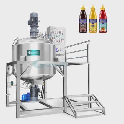 乳化均质机 高剪切搅拌机 三层保温加热罐 液体肥皂机 分散机