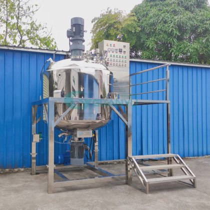 乳化均质机 高剪切搅拌机 三层保温加热罐 液体肥皂机 分散机