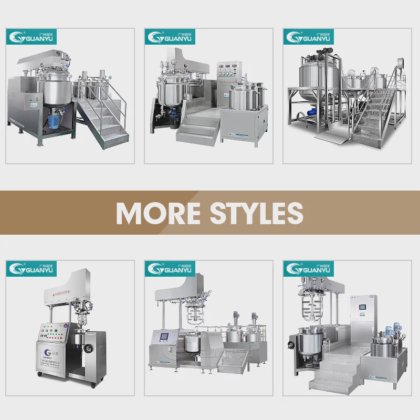 高品質の真空ホモジナイザー乳化剤混合機ミキサー混合真空乳化剤メーカー|周冠宇