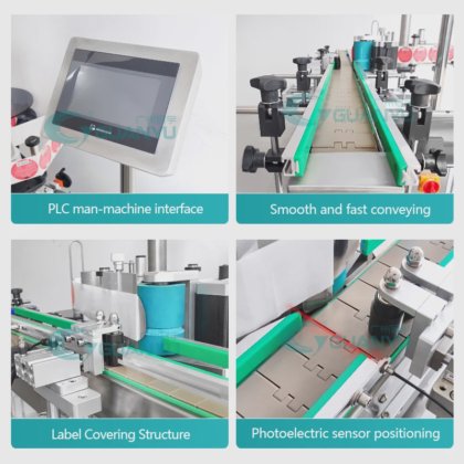 ラベル貼り機 品質 ラベル貼り機 自動丸瓶スプレー プラスチックステッカー