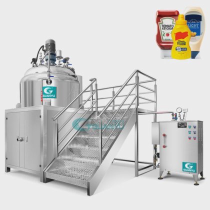 混合罐价格 真空蛋黄酱番茄酱果酱蜂蜜果汁制作机 混合罐均质机高粘度搅拌机