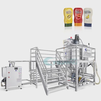 工业用酸奶蛋黄酱化妆品制作机 糊状搅拌器均质器肥皂搅拌机