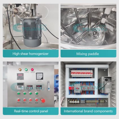 電気加熱タンクソース洗剤混合ミキサー液体石鹸ローション混合タンク工業用ミキサー機械