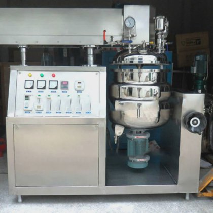 100L 化妆品乳化机 最好的真空乳化机，用于制作面霜均质机 化妆品制造机械公司 -