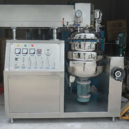 100L 化妆品乳化机 最好的真空乳化机，用于制作面霜均质机 化妆品制造机械公司 -