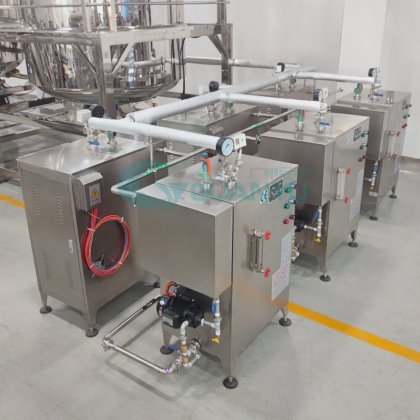 带搅拌器的混合罐 混合罐 化妆品机械肥皂生产线 不锈钢罐