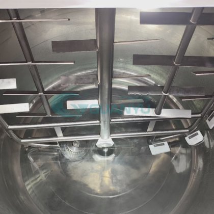 带搅拌器的混合罐 混合罐 化妆品机械肥皂生产线 不锈钢罐