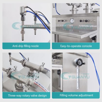 ダブルヘッド充填機 高品質セルフプライミング メーカー｜GUANYU