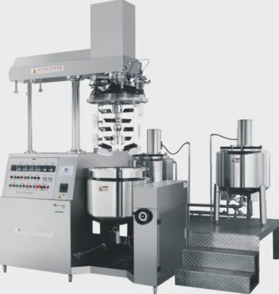 食品制造设备 最佳均质机设备 化妆品液压升降真空乳化搅拌机公司 - GUANYU