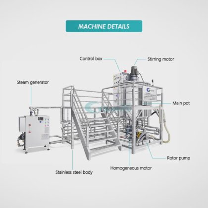 販売のための機械を作る石鹸 2000l 蒸気の暖房のミキサー タンク ハンド