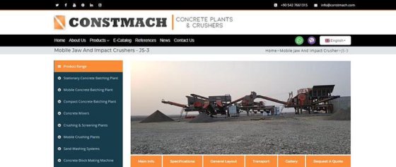 移动颚式和冲击式破碎机