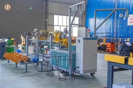 全自動高速チェーンリンクフェンス製造機