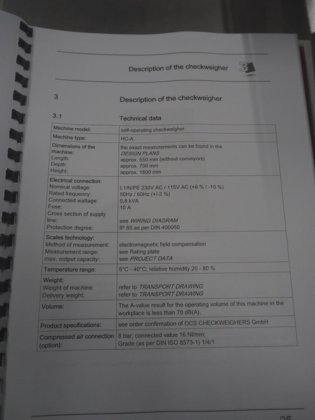 OCS Checkweighers GmbH Checkweighers