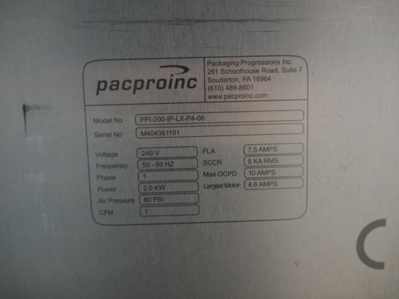 Pacproinc Verpackungsmaschinen