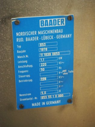 Baader Machines à poisson