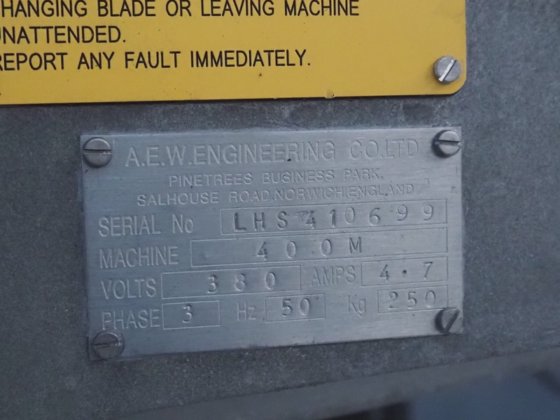 A.E.W. Engineering Bandsägen