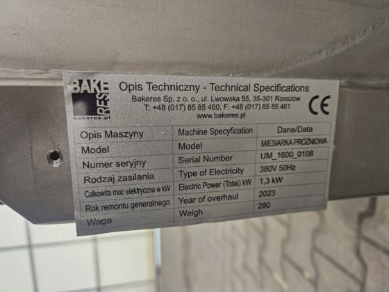 Bakeres Sp. z o.o Miscelatori