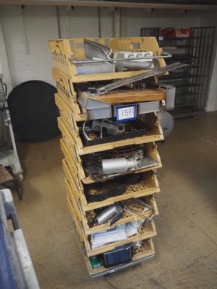 NN crates with various parts