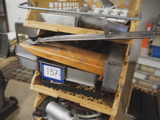 NN crates with various parts