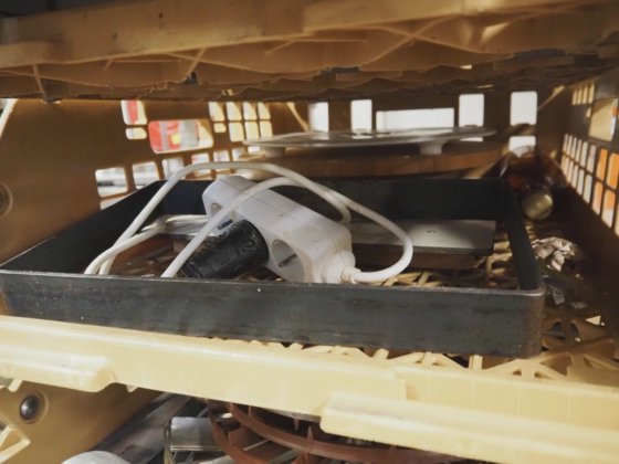 NN crates with various parts