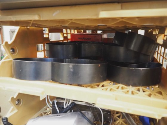 NN crates with various parts