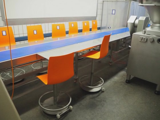NN sorting table Sortierbänder