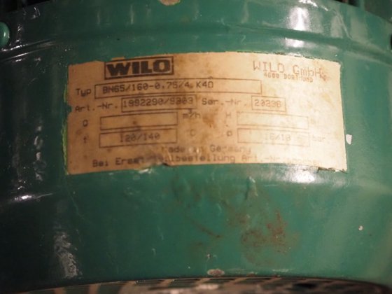 Wilo circulating pumps in Dissen, Germany