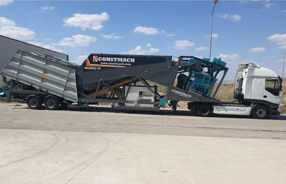 60 m3/h 移動式コンクリートバッチングプラント