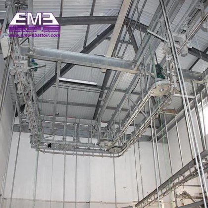 牛胴体加工自动输送轨道肉类加工生产线屠宰场牛屠宰设备