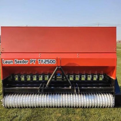 トラクターによって取付けられる及び牽引のタイプ農場の種プランター フットボール競技場のゴルフ コースのための小麦肥料の播種機