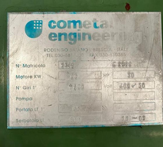 2011年COMETA工程液压动力装置