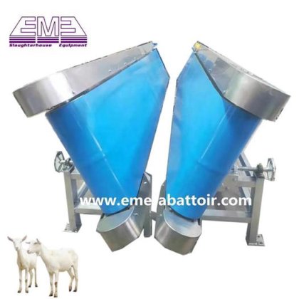 价格具有竞争力的青岛工厂羊屠宰场山羊屠宰设备 V 型约束输送机