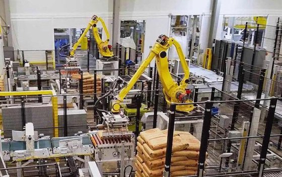 Palletizing Robot Warehouse Robot Palletizer For Automatic Loading And ...