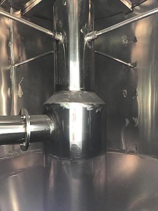 热风塑料立式混色机 带加热功能的巨大塑料搅拌器