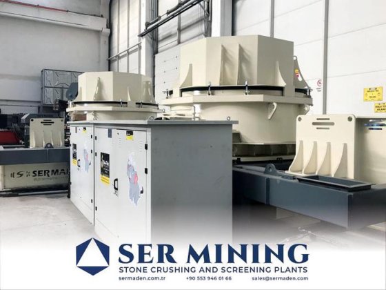 垂直軸衝撃破砕機：高速骨材成形