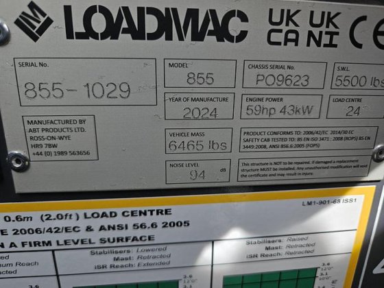 2024 LOADMAC 855 2 Way