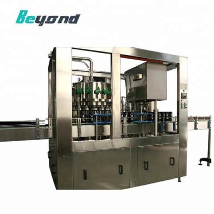 全自动碳酸饮料设备清洗灌装旋盖包装机械