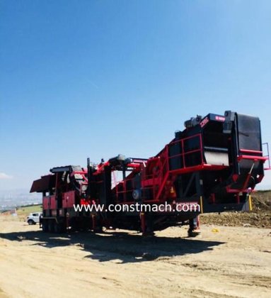 250 Tph 产能移动初级冲击破碎机