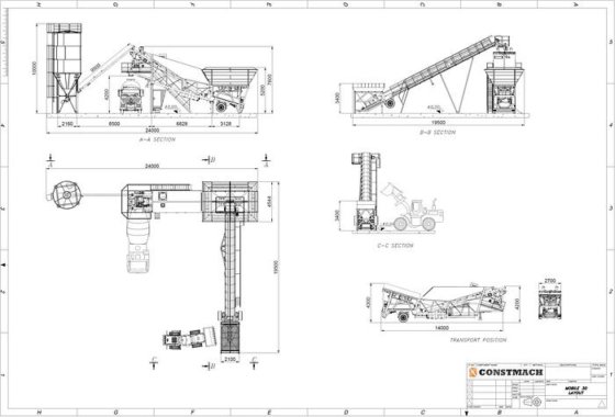 移动混凝土搅拌站