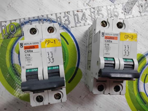 MERLIN GERIN C60A MULTI9 C16 2 POLE CIRCUIT BREAKER-2 UNIT LOT in Largo ...