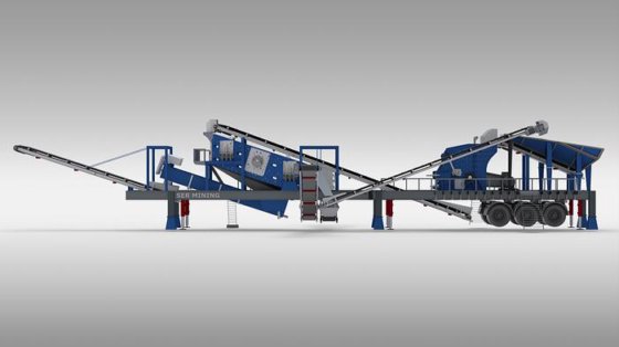 高度なモバイル衝撃破砕プラント | 材料処理の最適化