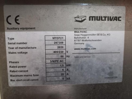 Multivac MDT721