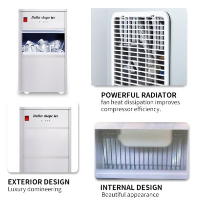 节省空间的子弹头形冰块机 MK-20