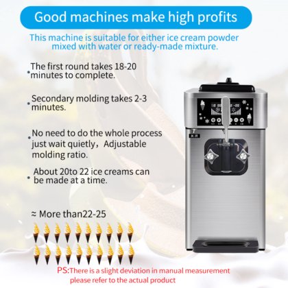 MK-18CTBA 新型迷你单味冰淇淋机,用于冷饮店酒吧的软冰淇淋机