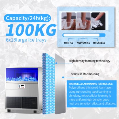 高品质商用冰块制造机 MK-100