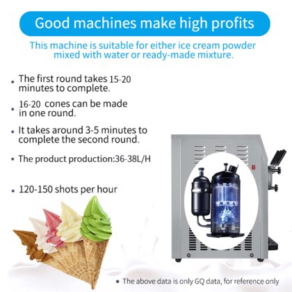 大容量三味台式冰淇淋机 MK-36ETB