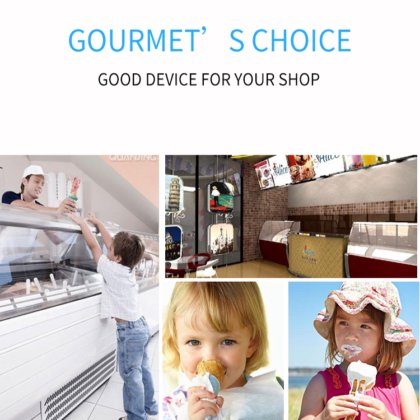 2 个圆盘油炸冰淇淋机 Miken 牌 MK-2R