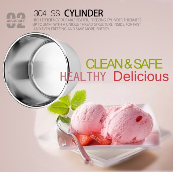 2 个圆盘油炸冰淇淋机 Miken 牌 MK-2R