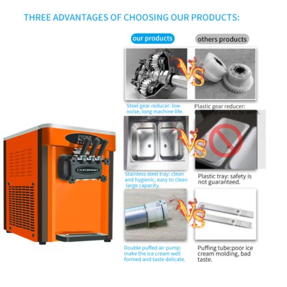 软冰淇淋机出售 颜色可选 MK-25CT